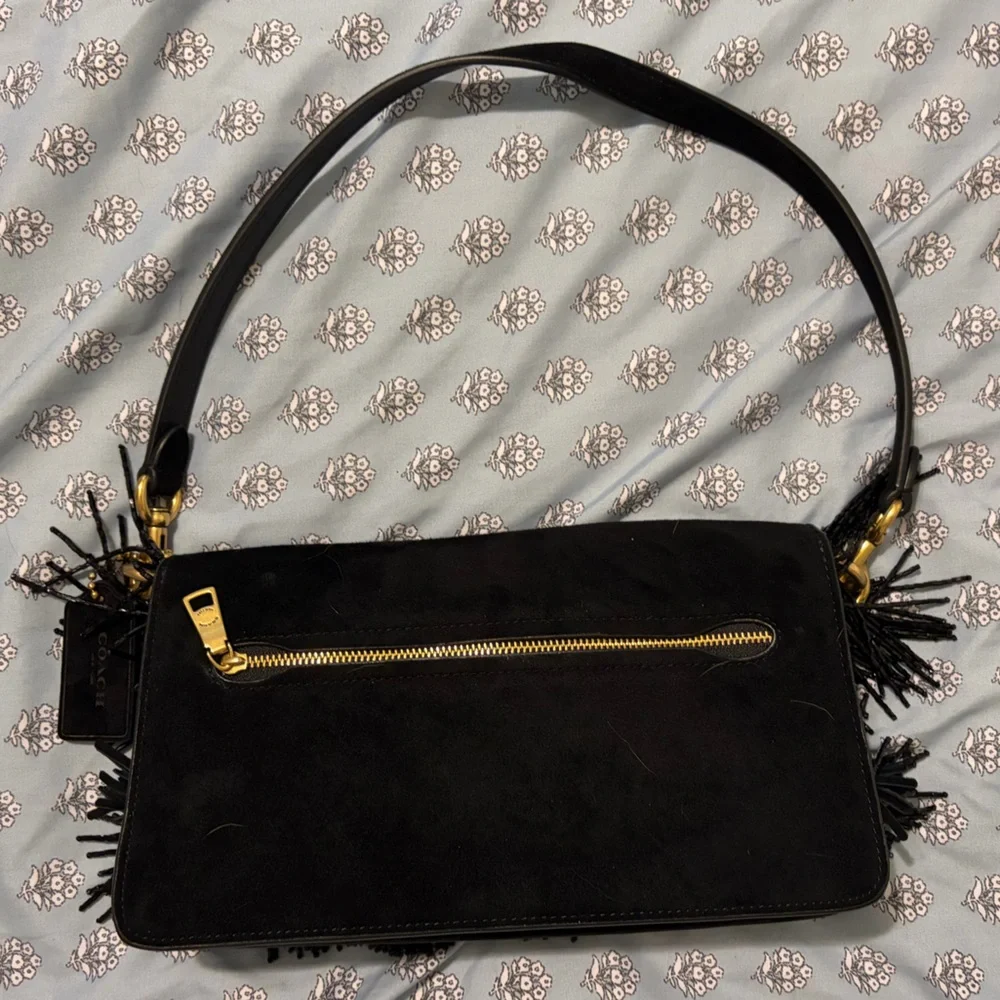 Coach Black Tabby Shoulder Bag with Crystal Fringe 26 - Picture 8 of 10